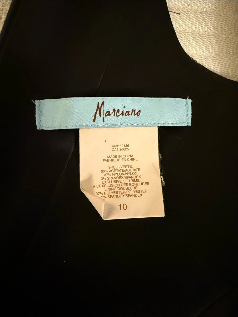Marciano Classic Black Sleeveless Cocktail Dress - Picture 4 of 4